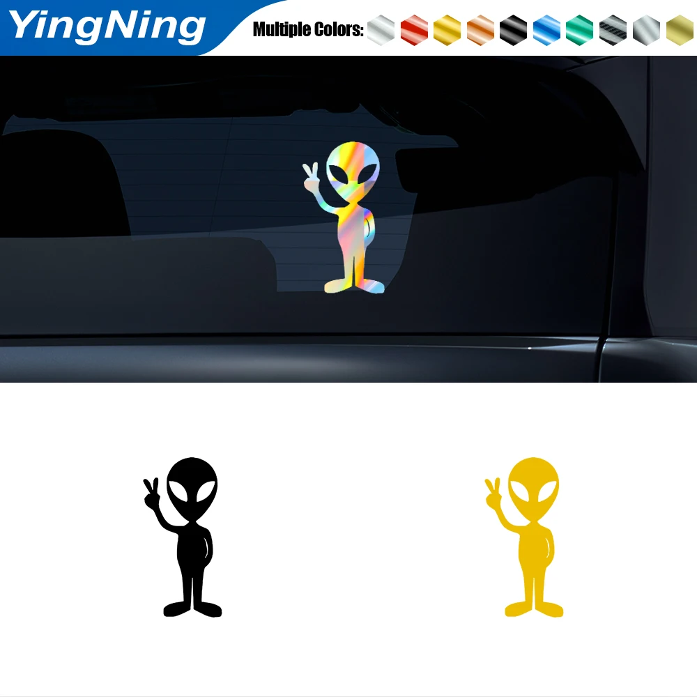 Interesting Alien Pattern Auto Reflective Sticker Car Bumper Body Rear Window Decorative Decal Laser Car Sticker Accessories
Interesting Alien Pattern Auto Reflective Sticker Car Bumper Body Rear Window Decorative Decal Laser Car Sticker Accessories