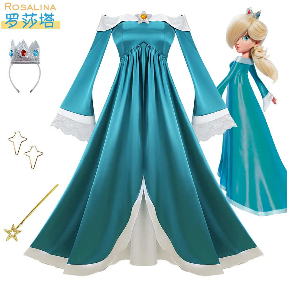 Princess Peach Blossom Rosa Tower Cosplay Costume Halloween Anime Dress
Princess Peach Blossom Rosa Tower Cosplay Costume Halloween Anime Dress