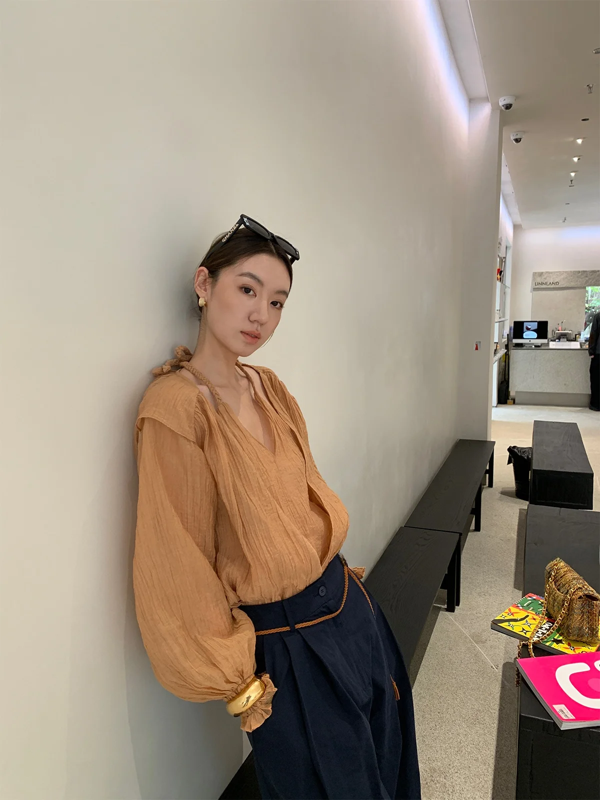 Gakee Official Long Sve V-Ne Women's irt Ne Hanging Chiffon Texture Design Spring French Sle Loose Fit Lace Top
Gakee Official Long Sve V-Ne Women's irt Ne Hanging Chiffon Texture Design Spring French Sle Loose Fit Lace Top