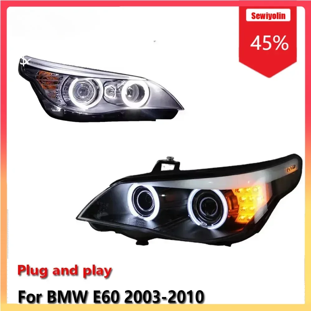 Car Accessories Headlights led For BMW 5 Series E60 2003-2010 Xenon DRL Fog Trailer lamps Turning Signal Voiture Plug
Car Accessories Headlights led For BMW 5 Series E60 2003-2010 Xenon DRL Fog Trailer lamps Turning Signal Voiture Plug