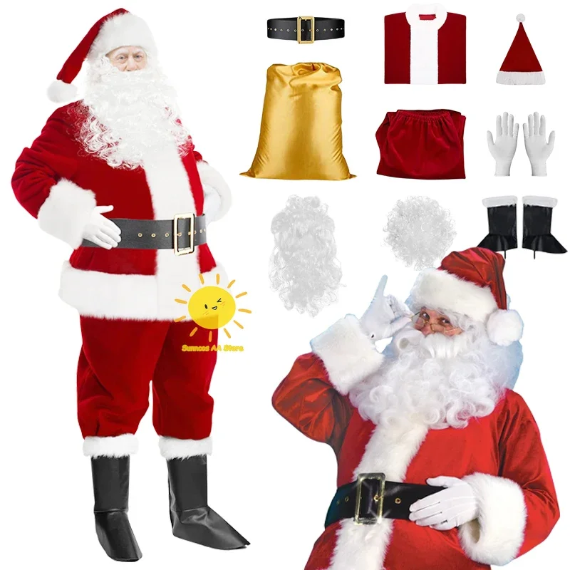 FC6Santa Claus Costume Deluxe Clothes Fancy Dress Suit in Christmas Men Adult Santa Claus Cosplay Costume Christmas Costume@FC8!
FC6Santa Claus Costume Deluxe Clothes Fancy Dress Suit in Christmas Men Adult Santa Claus Cosplay Costume Christmas Costume@FC8!