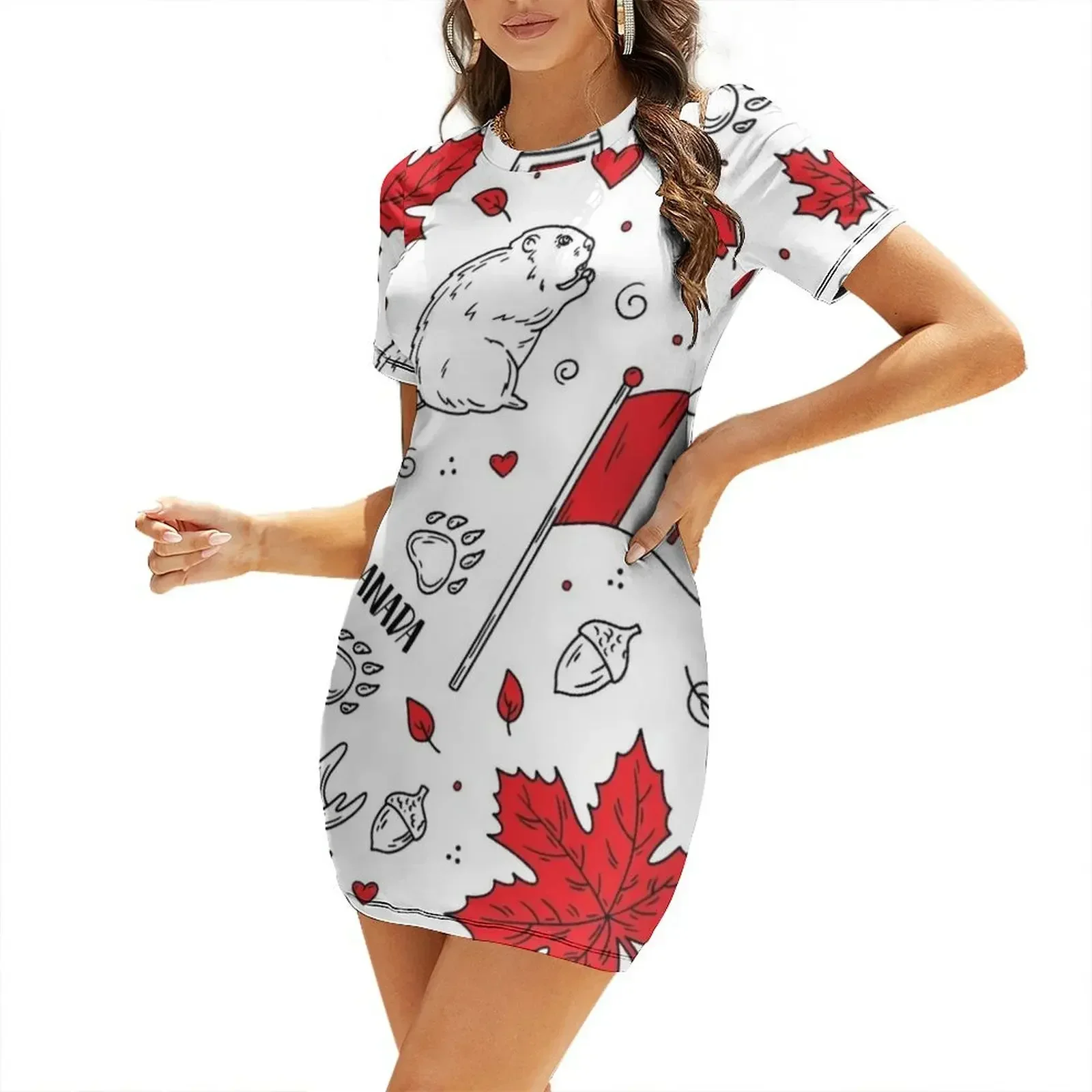 Canada day Short-Sleeved Dress elegant guest wedding dress women's summer dress 2026 woman dresses women summer 2026
Canada day Short-Sleeved Dress elegant guest wedding dress women's summer dress 2026 woman dresses women summer 2026