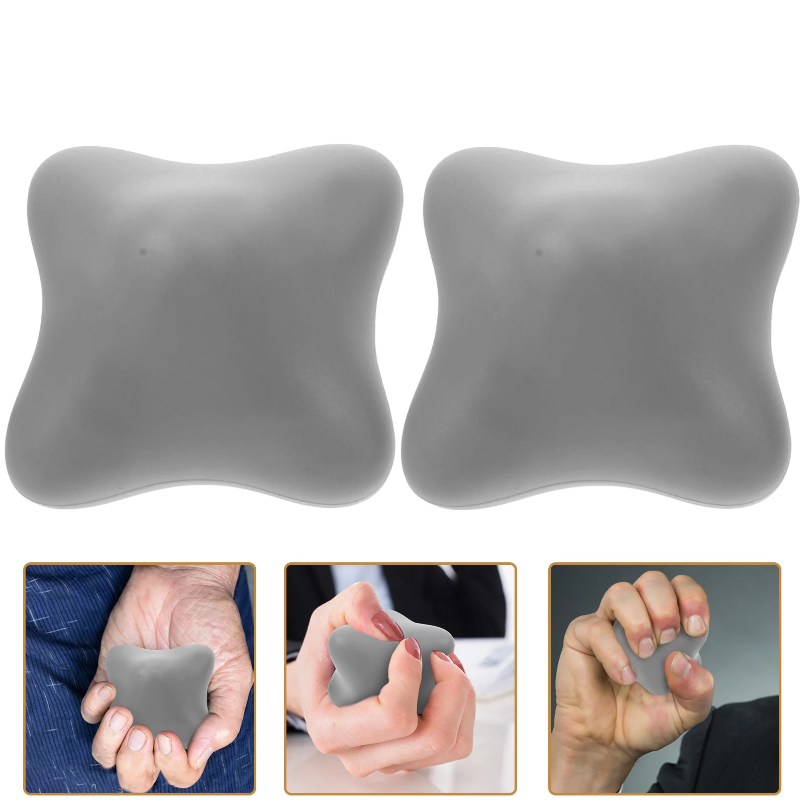 2pcs Hexagonal Grip Strengthen Durable Silicone Stress Relief Squeeze Finger Exercise Ball For Arthritis Hand Therapy Hand
2pcs Hexagonal Grip Strengthen Durable Silicone Stress Relief Squeeze Finger Exercise Ball For Arthritis Hand Therapy Hand