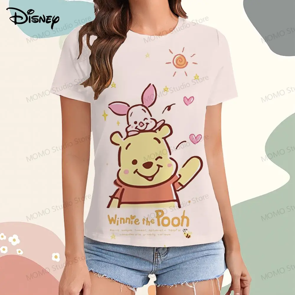 Disney Winnie The Pooh XS-3XL Women's T-shirt Short Sleeve Tee Woman Clothing Summer Kawaii O Neck Street Wear Tops Y2k 2024
Disney Winnie The Pooh XS-3XL Women's T-shirt Short Sleeve Tee Woman Clothing Summer Kawaii O Neck Street Wear Tops Y2k 2024