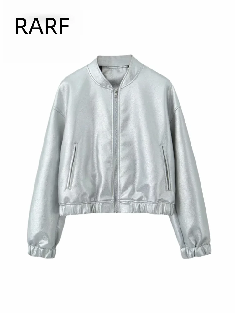 2024 Autumn New French Women's Clothing Style Imitation Leather Metal Pilot Jacket Casual Coat for Women
2024 Autumn New French Women's Clothing Style Imitation Leather Metal Pilot Jacket Casual Coat for Women