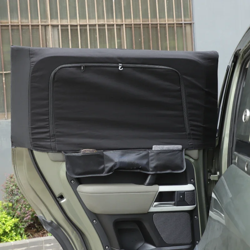 Black Car Window Sunshade Net Insect Proof Net Window Cover Car Accessories for Land Rover Defender 90 110 130 2020-2025
Black Car Window Sunshade Net Insect Proof Net Window Cover Car Accessories for Land Rover Defender 90 110 130 2020-2025