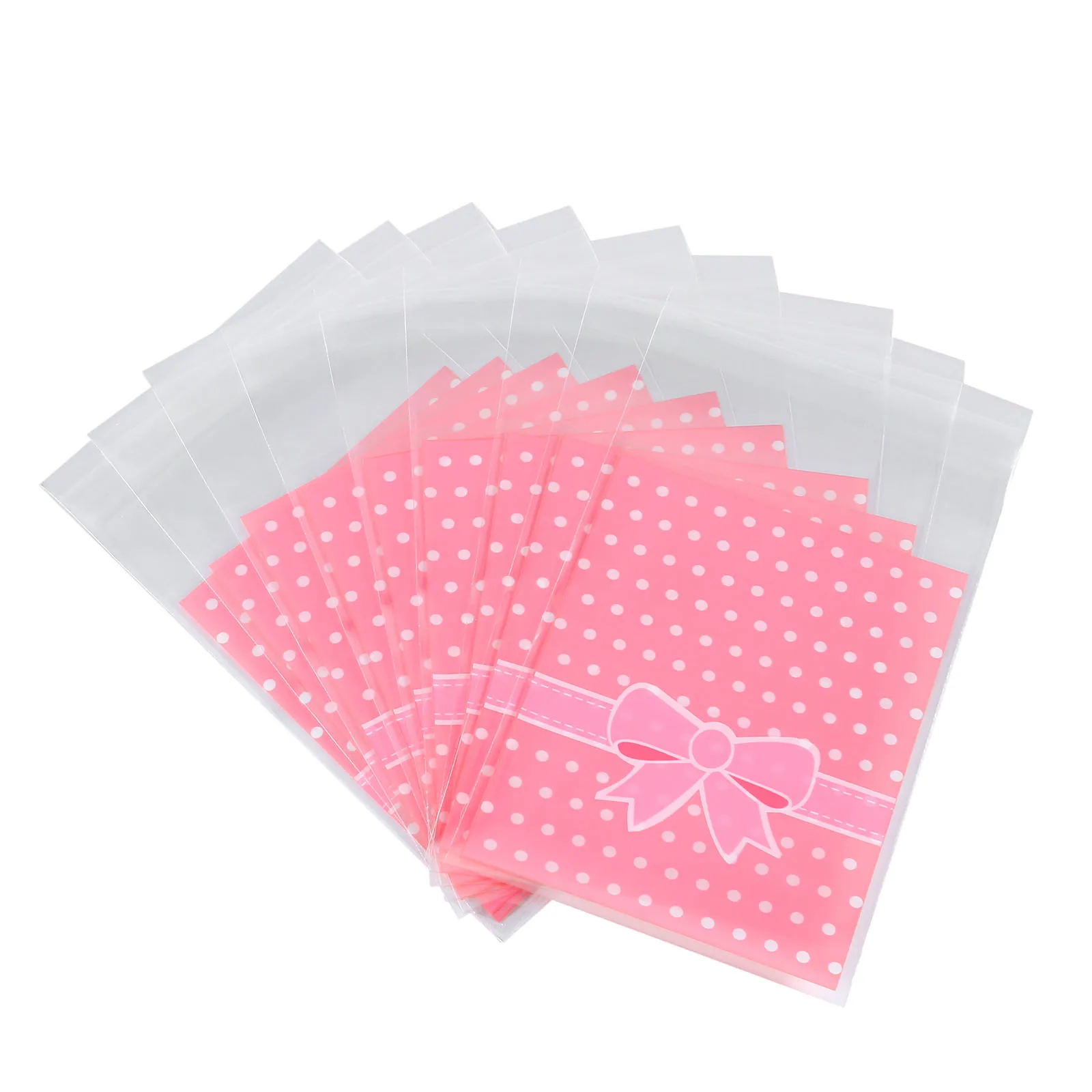 200pcs Bowknot Packing Bag Candy Wrapping Bag Durable Plastic Cookies Storage Pouch Gift Goody Bags Holiday Treats
200pcs Bowknot Packing Bag Candy Wrapping Bag Durable Plastic Cookies Storage Pouch Gift Goody Bags Holiday Treats