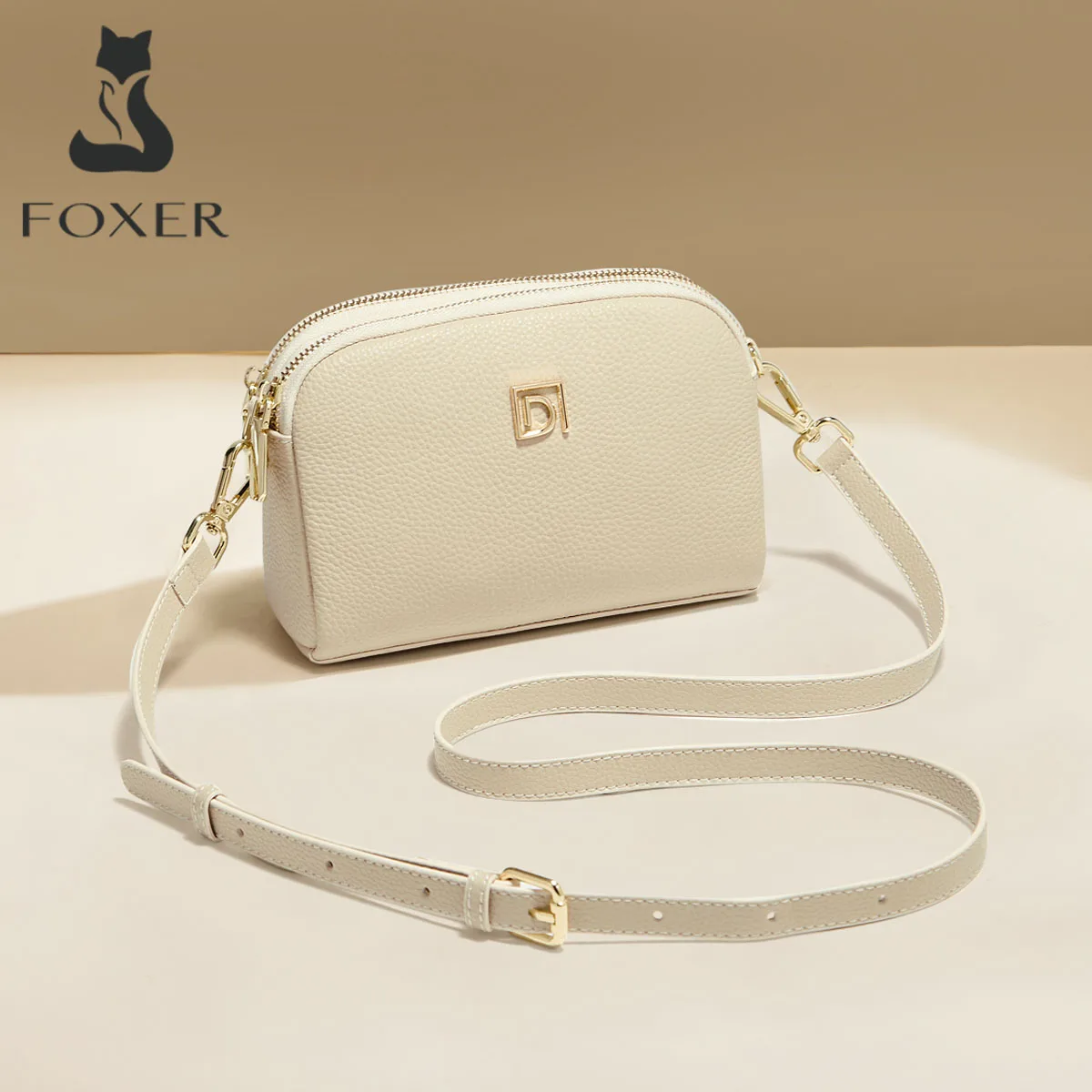 FOXER Lady's Shoulder Bag Genuine Leather Casual Crossbody Bag Solid High Quality Commute Mother's Day Gift
FOXER Lady's Shoulder Bag Genuine Leather Casual Crossbody Bag Solid High Quality Commute Mother's Day Gift