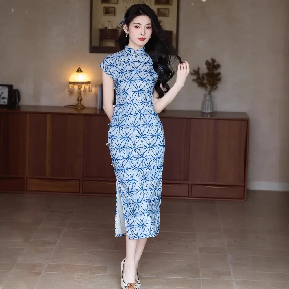 Yourqipao Chinese Traditional Summer Cheongsam Women's High-end Young Styles Daily Qipao Evening Dress Hanfu Skirt
Yourqipao Chinese Traditional Summer Cheongsam Women's High-end Young Styles Daily Qipao Evening Dress Hanfu Skirt