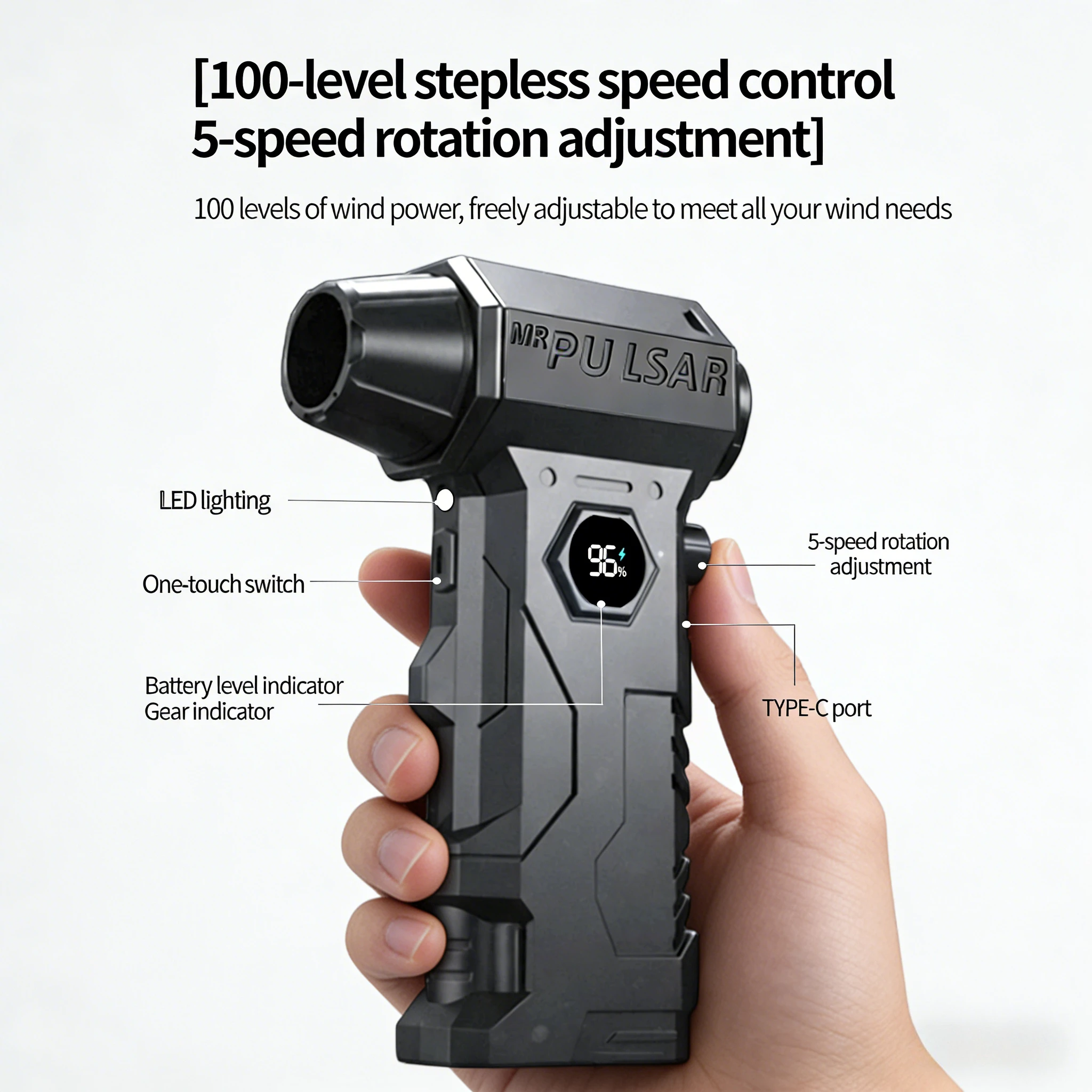 Многофункциональный пылесос-воздуходувка 3-в-1 для автомобиля и ПК X7, 130000 об/мин
Многофункциональный пылесос-воздуходувка 3-в-1 для автомобиля и ПК X7, 130000 об/мин