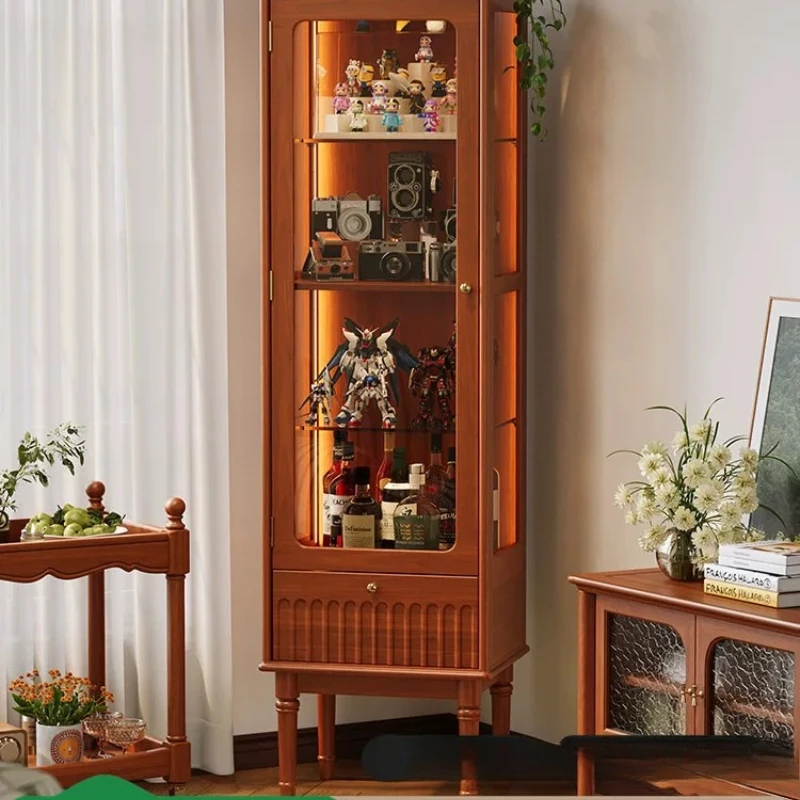 Jianjiang solid wood figure display cabinet transparent glass dustproof display wine cabinet medieval high storage cabinet
Jianjiang solid wood figure display cabinet transparent glass dustproof display wine cabinet medieval high storage cabinet