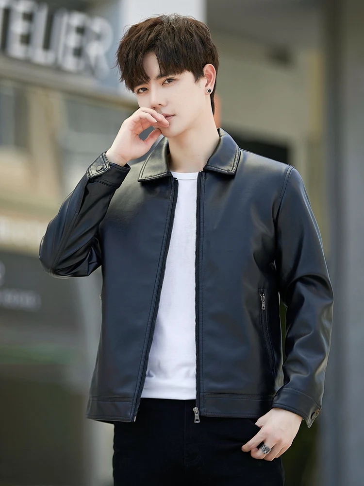 Мужская модная куртка из искусственной кожи, утепленная, для бизнеса и повседневной носки, в мотоциклетном стиле, весенне-осенняя верхняя одежда, ветрозащитная, на молнии
Мужская модная куртка из искусственной кожи, утепленная, для бизнеса и повседневной носки, в мотоциклетном стиле, весенне-осенняя верхняя одежда, ветрозащитная, на молнии