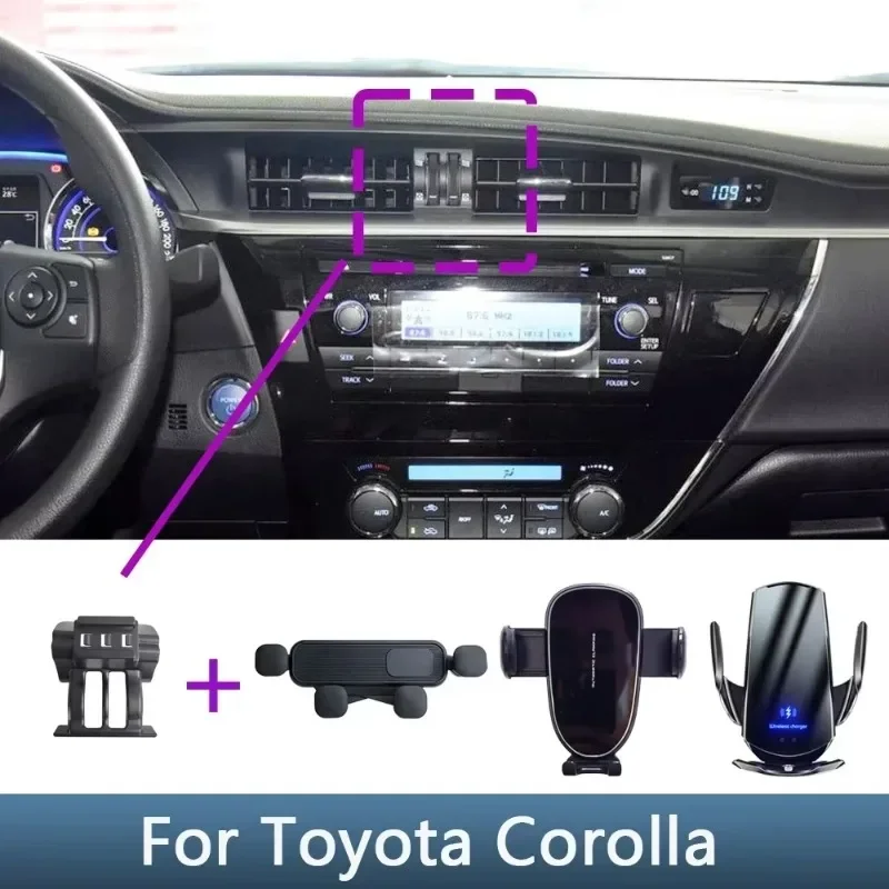 Phone Holder Car For Toyota Corolla 2014 2015 2016 Special Fixed Bracket Base Wireless Charging Auto Interior Accessories
Phone Holder Car For Toyota Corolla 2014 2015 2016 Special Fixed Bracket Base Wireless Charging Auto Interior Accessories