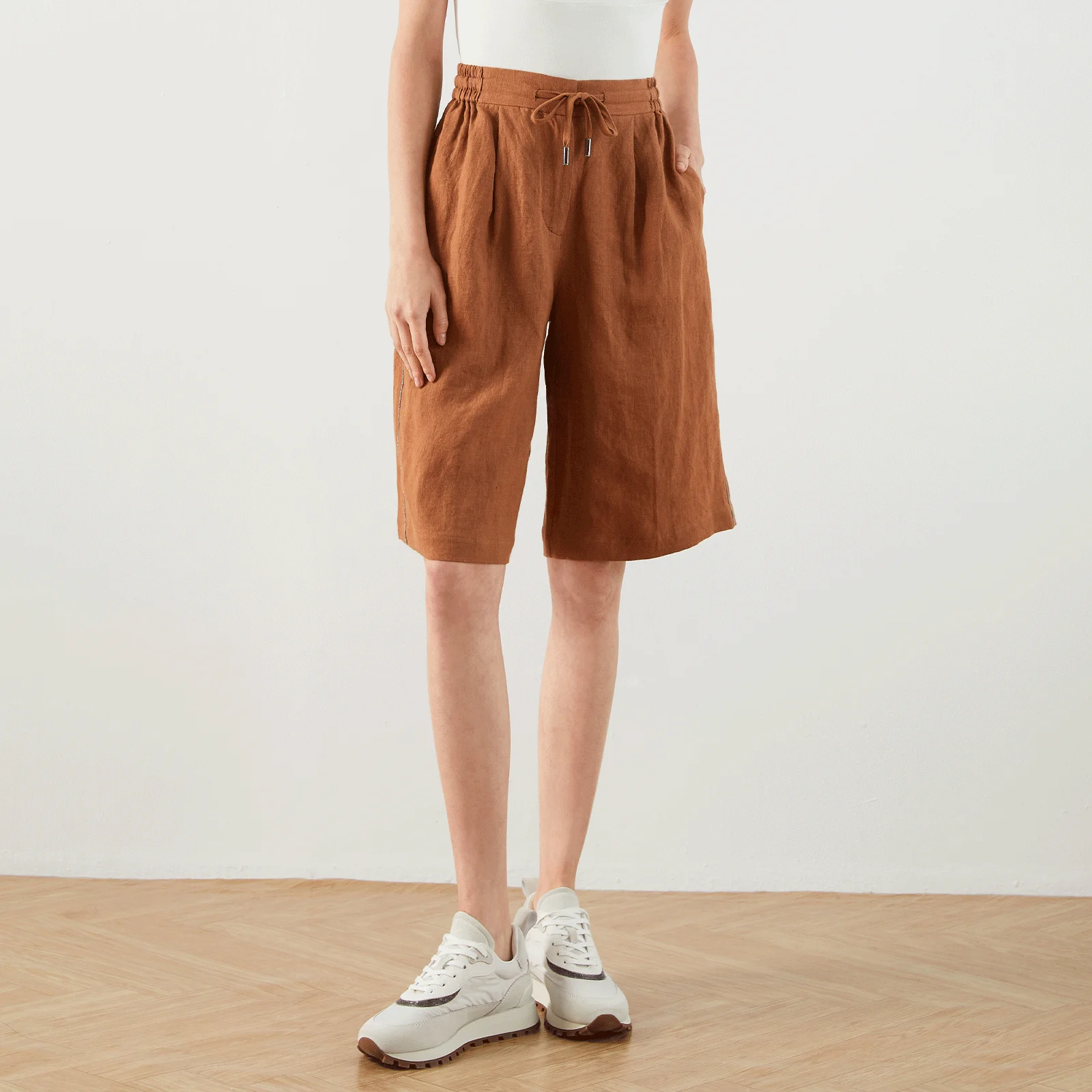 K1161L 100% Linen High Waist Shorts Women Ladies Shorts Pants Summer Shorts Women Customized Clothes
K1161L 100% Linen High Waist Shorts Women Ladies Shorts Pants Summer Shorts Women Customized Clothes