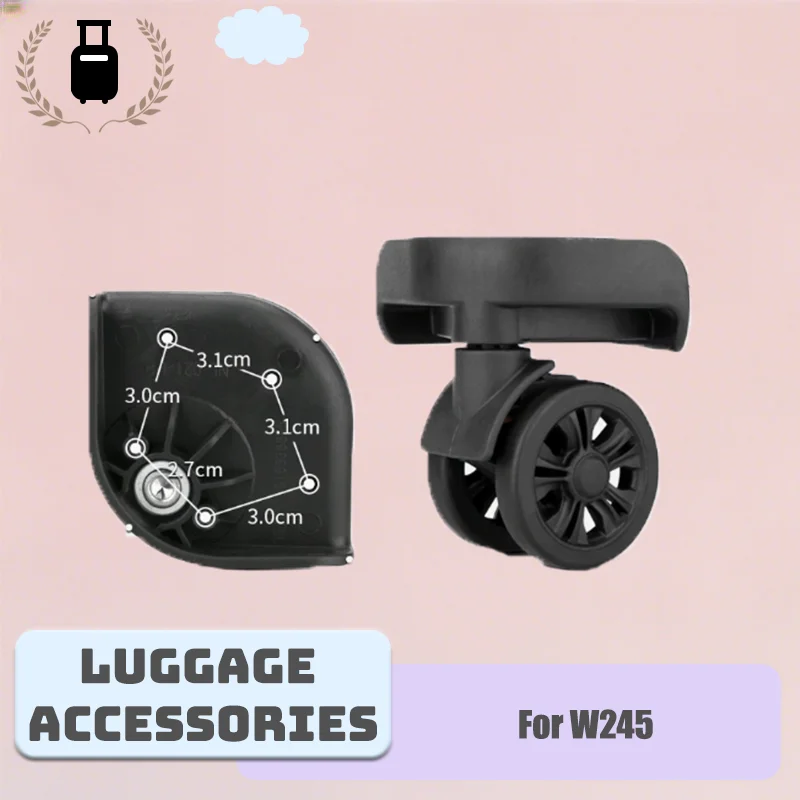 For W245 Mute Luggage Wheels 360° Swivel TPU Wear-Resistant Steel Bearing Universal Suitcase Repair Parts
For W245 Mute Luggage Wheels 360° Swivel TPU Wear-Resistant Steel Bearing Universal Suitcase Repair Parts