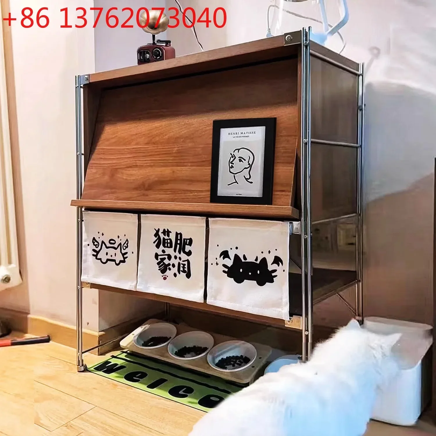 Medieval style storage display cabinet, bookcase, floor-to-wall storage cabinet
Medieval style storage display cabinet, bookcase, floor-to-wall storage cabinet