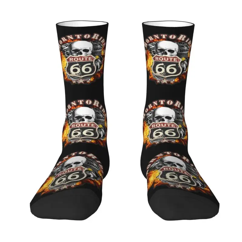 Модные носки с принтом Born To Ride Skull для женщин и мужчин, эластичные летние, осенне-зимние носки Route 66, экипажа
Модные носки с принтом Born To Ride Skull для женщин и мужчин, эластичные летние, осенне-зимние носки Route 66, экипажа