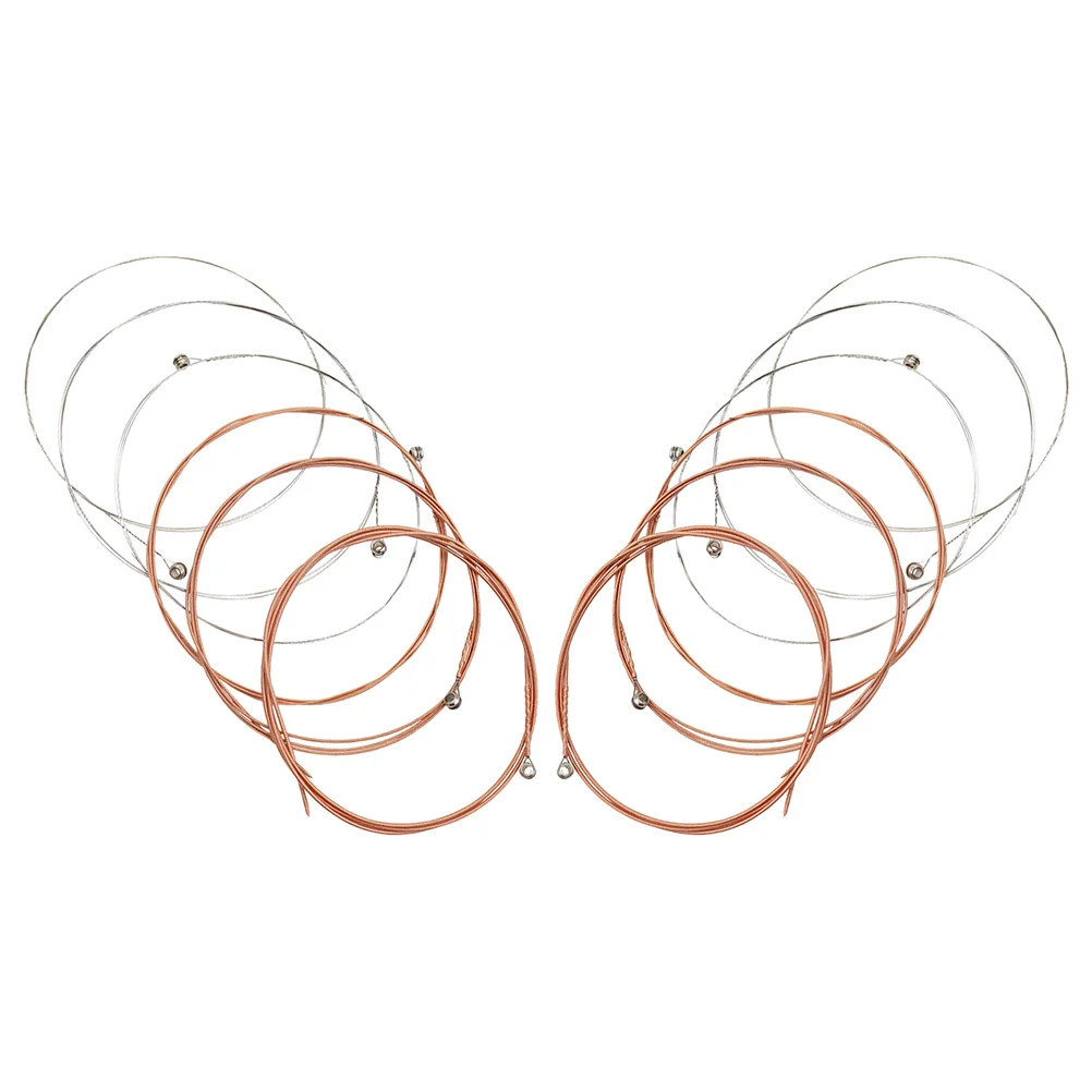 12 Pcs Guitar Strings Set Metal Durable Replacement Acoustic Classic Folk Guitar String Cover Accessories Parts
12 Pcs Guitar Strings Set Metal Durable Replacement Acoustic Classic Folk Guitar String Cover Accessories Parts