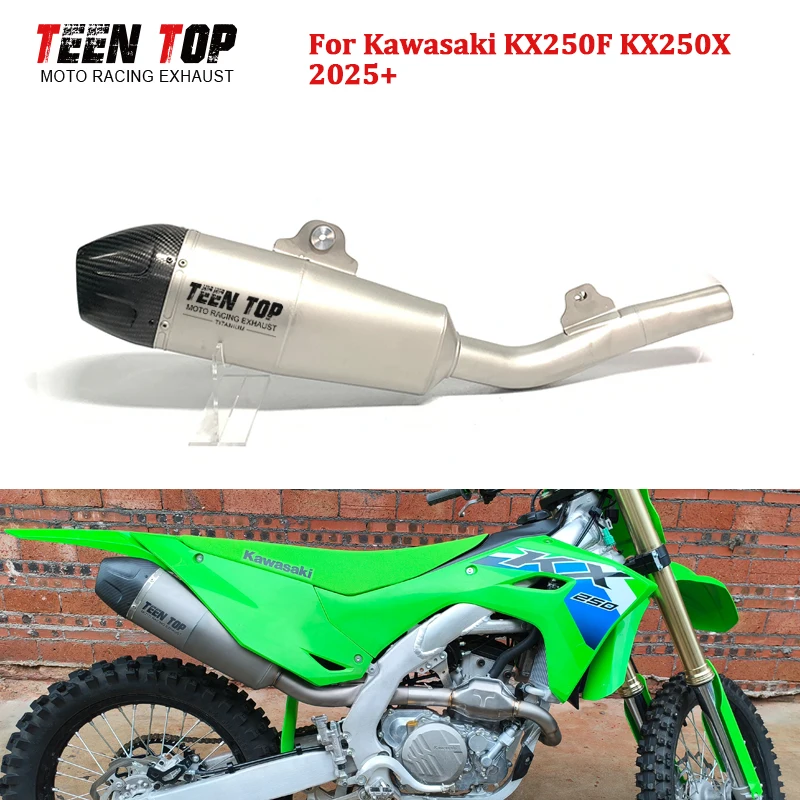 For Kawasaki KXF250 KX250 Exhaust Muffler KX KXF 250 Slip-on Exhaust OEM Tailpipe Ti-Alloy Carbon Fiber Motorcycle Muffler 2025+
For Kawasaki KXF250 KX250 Exhaust Muffler KX KXF 250 Slip-on Exhaust OEM Tailpipe Ti-Alloy Carbon Fiber Motorcycle Muffler 2025+