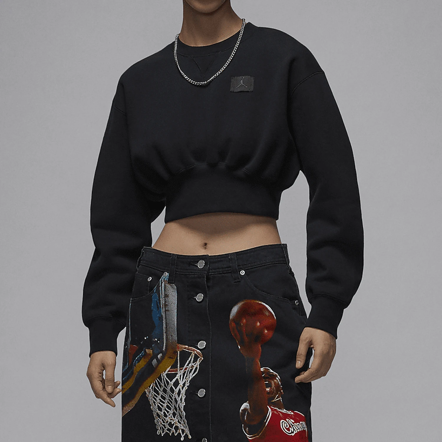 Оригинальная женская флисовая модная укороченная спортивная толстовка Nike JORDAN FV7153-010
Оригинальная женская флисовая модная укороченная спортивная толстовка Nike JORDAN FV7153-010