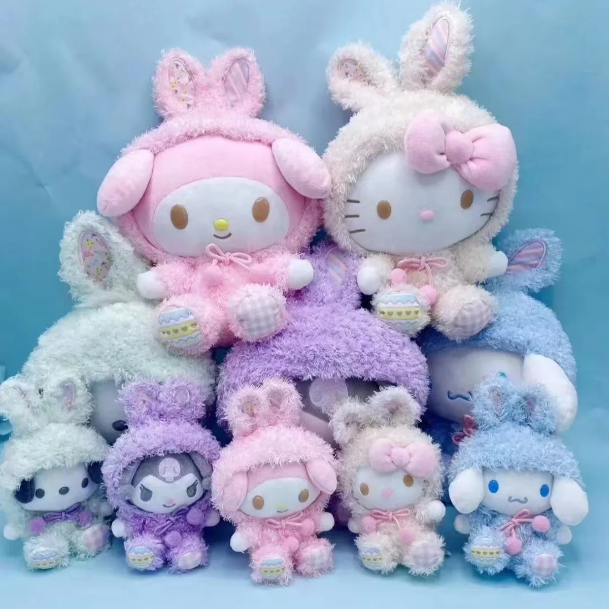 15cmSanrio Anime Around Easter Limited Edition Kuromi Cinnamoroll MyMelody Hellokitty Plush Toy Doll Pendant Gift for Girl
15cmSanrio Anime Around Easter Limited Edition Kuromi Cinnamoroll MyMelody Hellokitty Plush Toy Doll Pendant Gift for Girl