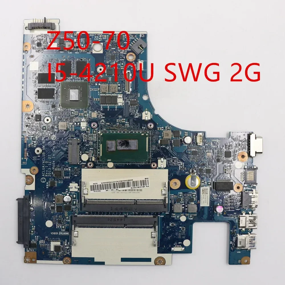 Материнская плата для ноутбуков Lenovo Z50-70, материнская плата I5-4210U SWG 2G 5B20G45476
Материнская плата для ноутбуков Lenovo Z50-70, материнская плата I5-4210U SWG 2G 5B20G45476