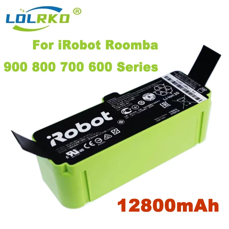 Original 12800mAh Li-ion Battery for iRobot Roomba 680 Robots 500 600 700 800 900 Series 595 670 671 675 677 681 685 690 691 695
Original 12800mAh Li-ion Battery for iRobot Roomba 680 Robots 500 600 700 800 900 Series 595 670 671 675 677 681 685 690 691 695