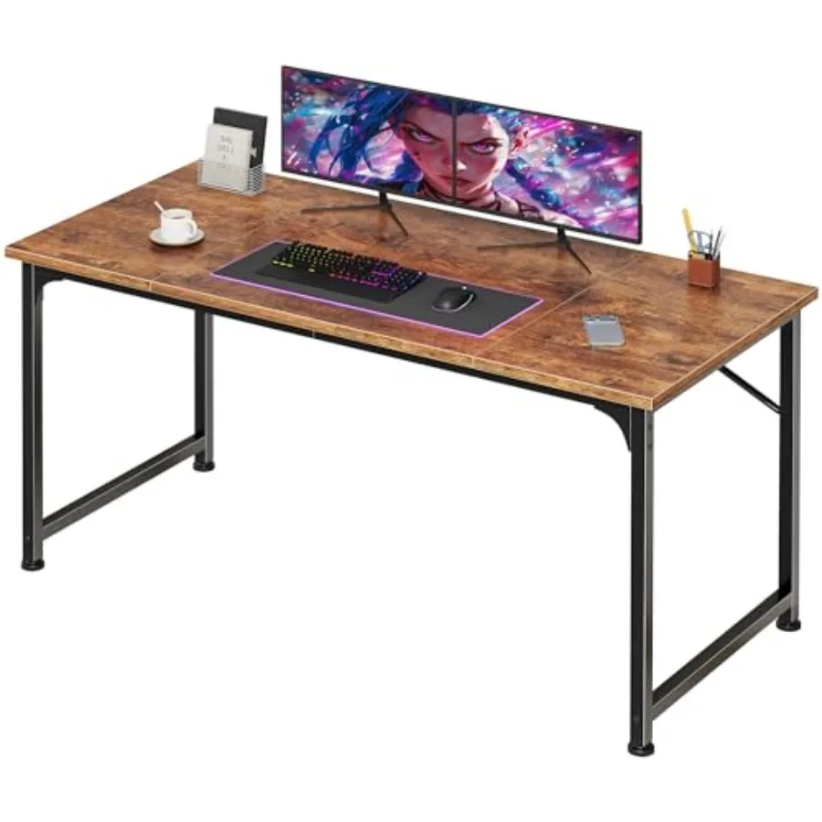 47 Inch Computer Desk, Home Office Desk with Spacious Desktop, Modern Gaming Desk, Writing Study Table for Bedroom, Small Space
47 Inch Computer Desk, Home Office Desk with Spacious Desktop, Modern Gaming Desk, Writing Study Table for Bedroom, Small Space