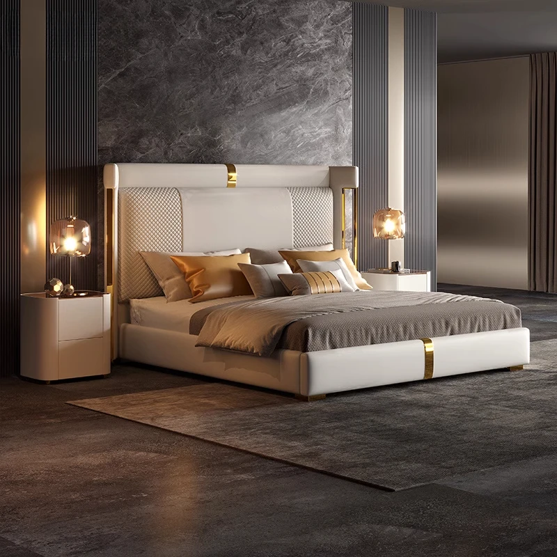 Adults Leather Luxury Double Bed Modern Princess Design Space Saving Double Bed Frame Queen Lit De Chambre A Coucher Furniture
Adults Leather Luxury Double Bed Modern Princess Design Space Saving Double Bed Frame Queen Lit De Chambre A Coucher Furniture
