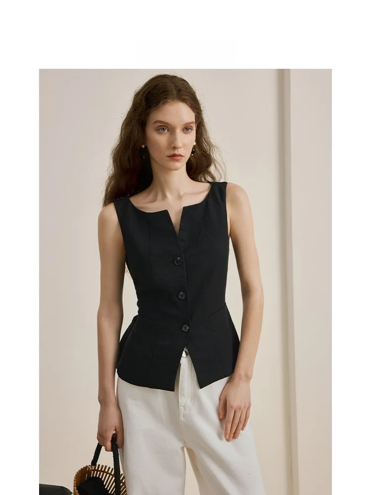 AEL Original Silk-Linen Svel round Ne Slim Fit Vest Women's Sle 2026 New Spring Elegance Cotton Linen Top irt
AEL Original Silk-Linen Svel round Ne Slim Fit Vest Women's Sle 2026 New Spring Elegance Cotton Linen Top irt