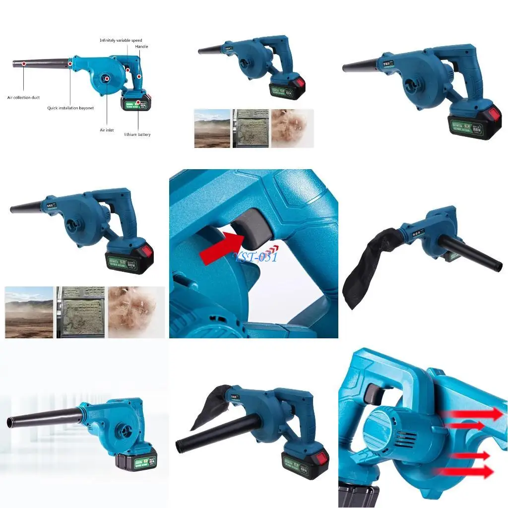 E15A Reusable Electric Air Duster Cordless Blower & Vacuum Barbecue Air Blower AC100V-240V 50/60Hz Charging Power
E15A Reusable Electric Air Duster Cordless Blower & Vacuum Barbecue Air Blower AC100V-240V 50/60Hz Charging Power