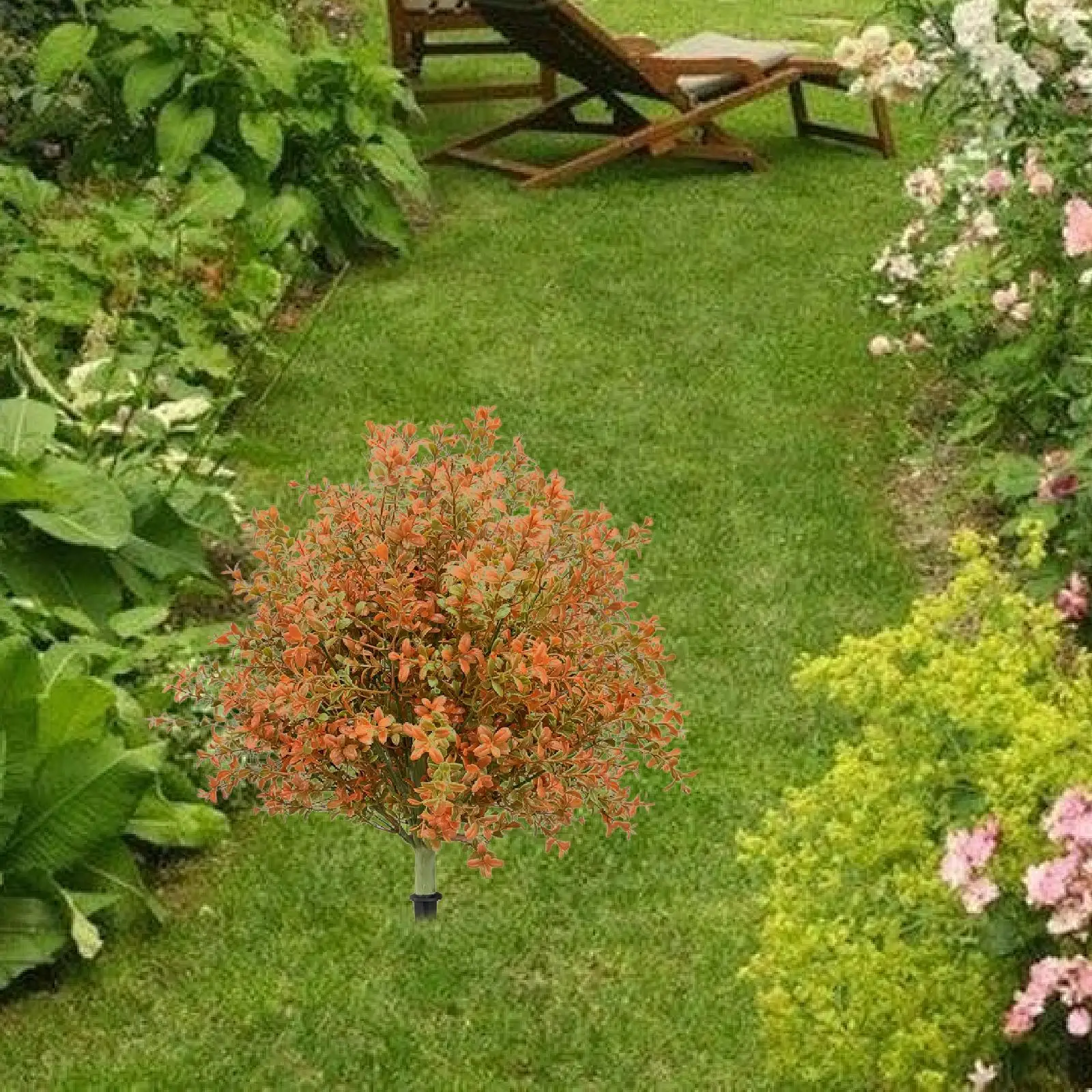Artificial Topiary Tree with Ground Spike Outdoor Faux Shrub Fake Fall Plant for Garden Courtyard Farmhouse Patio Thanksgiving
Artificial Topiary Tree with Ground Spike Outdoor Faux Shrub Fake Fall Plant for Garden Courtyard Farmhouse Patio Thanksgiving