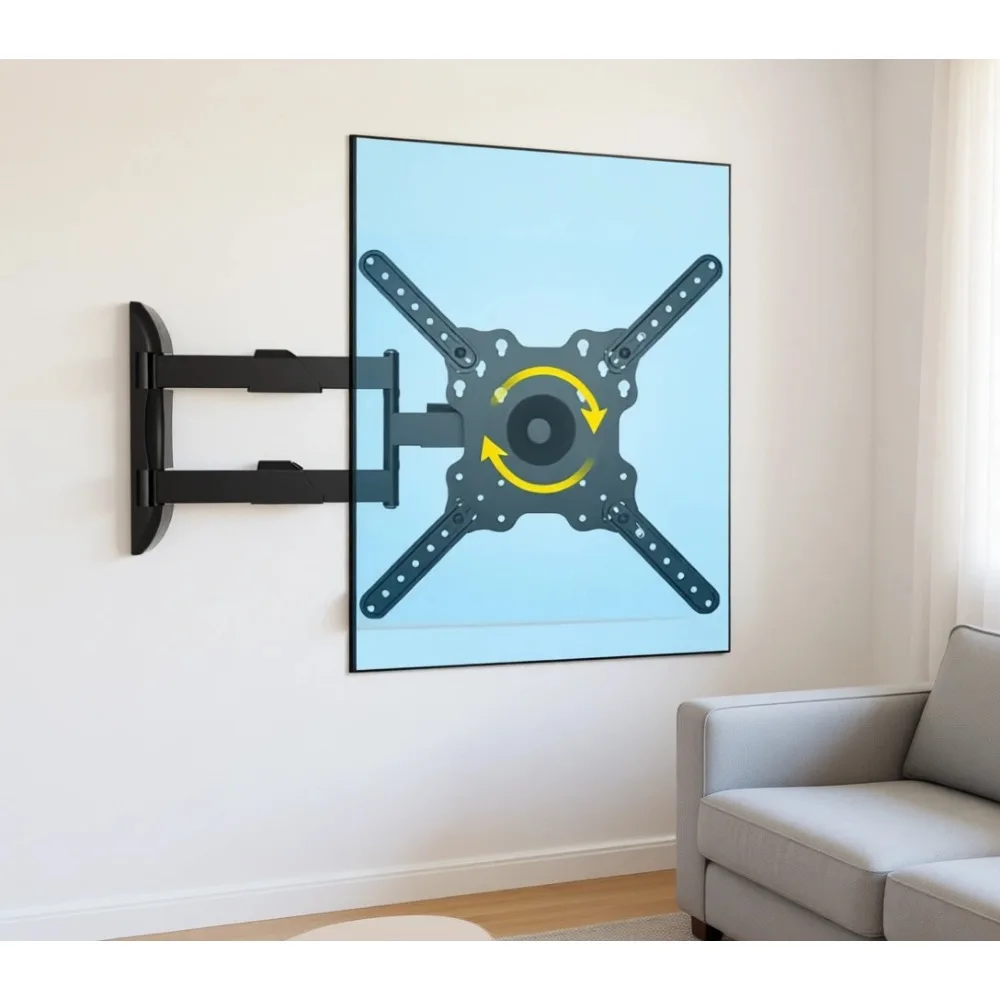 Вертикальное поворотное настенное крепление для телевизоров от 32 до 50 дюймов, длинный поворотный кронштейн, вращение на 360 градусов, VESA 400x400 мм, до 57 фунтов
Вертикальное поворотное настенное крепление для телевизоров от 32 до 50 дюймов, длинный поворотный кронштейн, вращение на 360 градусов, VESA 400x400 мм, до 57 фунтов