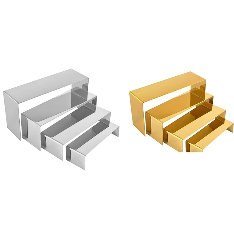 4Pcs Stainless Steel Display Risers, Display Stand For Display Purse Perfume Handbag Shoe Jewelry Cupcake Dessert
4Pcs Stainless Steel Display Risers, Display Stand For Display Purse Perfume Handbag Shoe Jewelry Cupcake Dessert