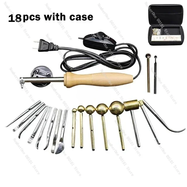 220V Imported Double-layer Inner Pyrographic Device Set 17 Head 22 Head Trowel Leather Carving Tool Flower Making Tools with Bag
220V Imported Double-layer Inner Pyrographic Device Set 17 Head 22 Head Trowel Leather Carving Tool Flower Making Tools with Bag