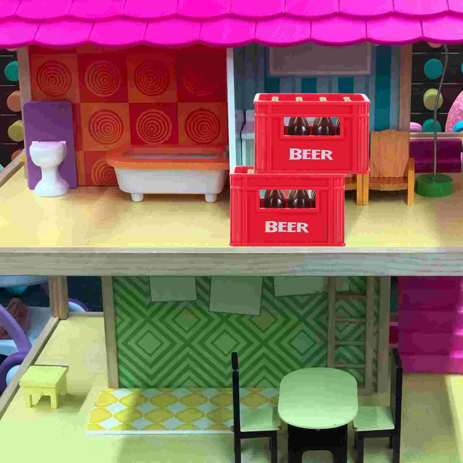2 Sets Toy Dollhouse Toys Mini for Dolls Miniature Bottle Models Beer Small Crates Tiny Basket Red Miniatures Baby
2 Sets Toy Dollhouse Toys Mini for Dolls Miniature Bottle Models Beer Small Crates Tiny Basket Red Miniatures Baby