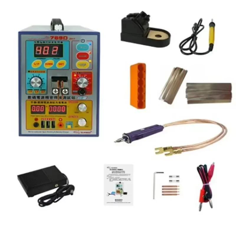 SUNKKO 769D Multi-function Welder: Spot Welding + Battery Charger + 50W Soldering Station
SUNKKO 769D Multi-function Welder: Spot Welding + Battery Charger + 50W Soldering Station