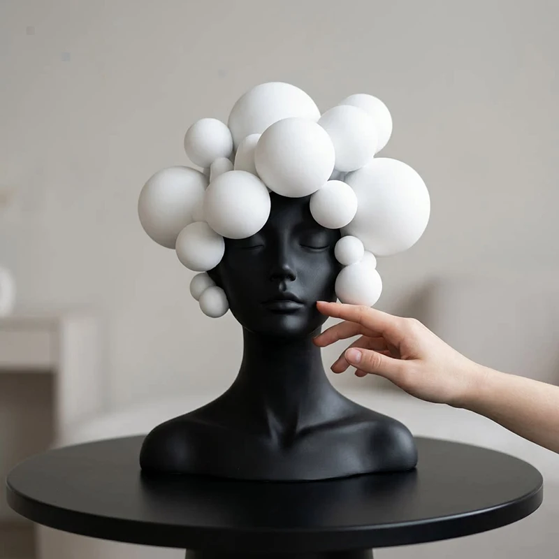 Home Decor Crafts Creative Abstract Character Statue Desktop Art Ornament Study Room Black Resin Art Decor Indoor Figurine Gifts
Home Decor Crafts Creative Abstract Character Statue Desktop Art Ornament Study Room Black Resin Art Decor Indoor Figurine Gifts