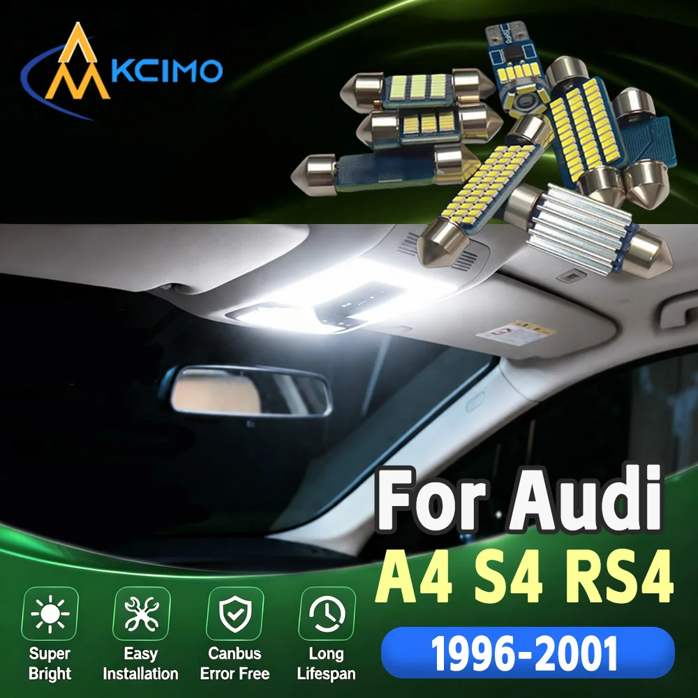 For Audi A4 S4 RS4 B5 Sedan 1996-2001 Vehicle Specific Canbus LED Interior Light Bulbs Long Lifespan Indoor Lamp Accessories
For Audi A4 S4 RS4 B5 Sedan 1996-2001 Vehicle Specific Canbus LED Interior Light Bulbs Long Lifespan Indoor Lamp Accessories