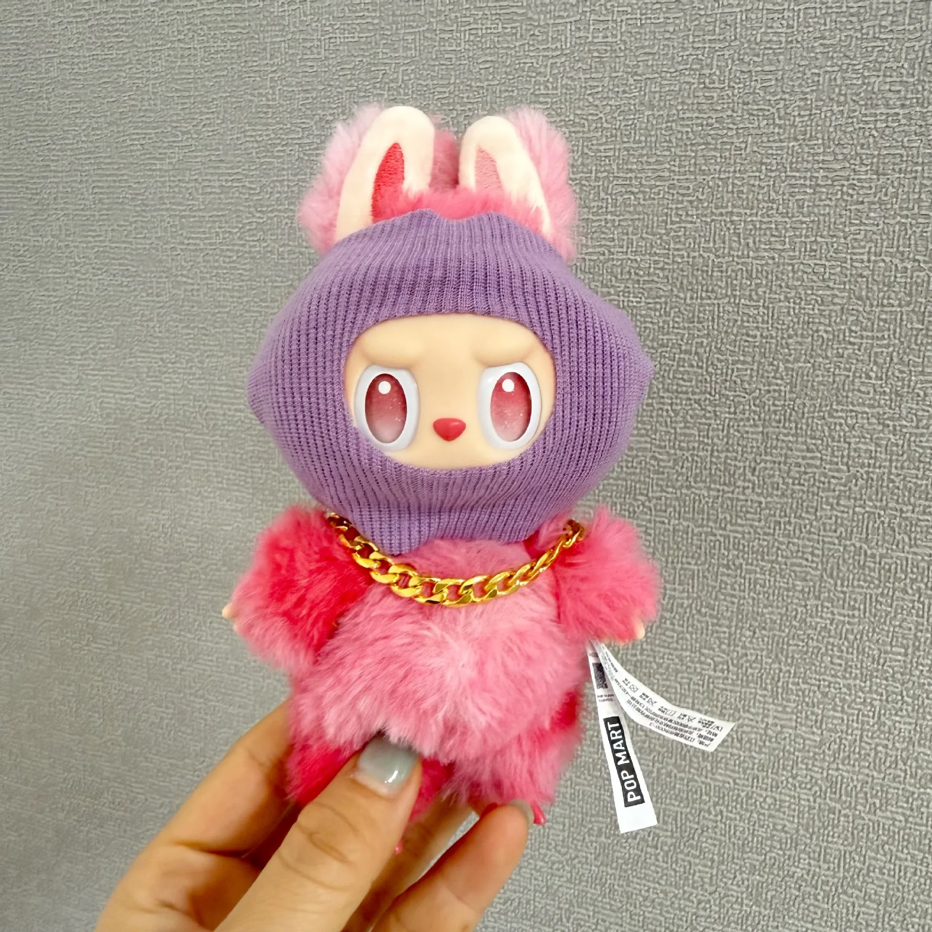 Clothes For Labubu Cool Doll Outfits Knitted Hat Gold Chain And Trendy Styles For 15/17cm 1st-3rd Gen
Clothes For Labubu Cool Doll Outfits Knitted Hat Gold Chain And Trendy Styles For 15/17cm 1st-3rd Gen