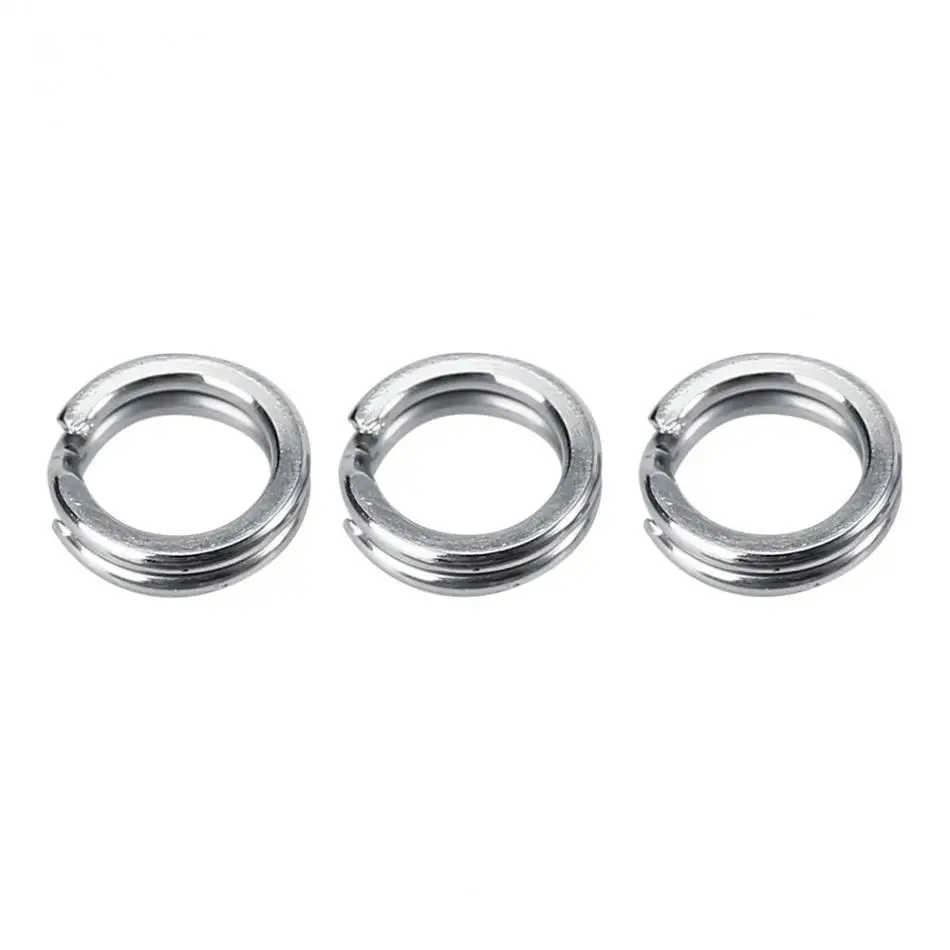 50Pcs Fishing Rings Stainless Steel Split Rings High Quality Strengthen Solid Ring Lure Connecting Ring Fishing Accessories
50Pcs Fishing Rings Stainless Steel Split Rings High Quality Strengthen Solid Ring Lure Connecting Ring Fishing Accessories
