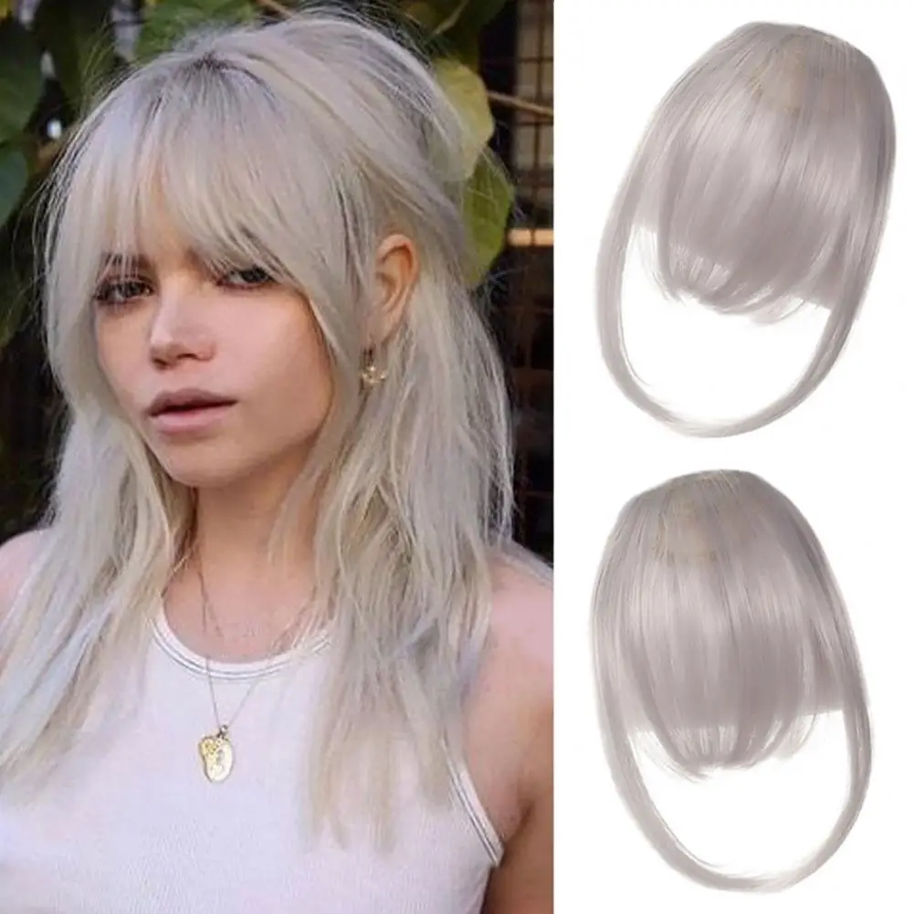 Women Clip-in Bangs Natural Wispy Forehead Hair Extensions Faux French Bangs Girls Straight Air Bangs Fringe Wig Hairpieces
Women Clip-in Bangs Natural Wispy Forehead Hair Extensions Faux French Bangs Girls Straight Air Bangs Fringe Wig Hairpieces