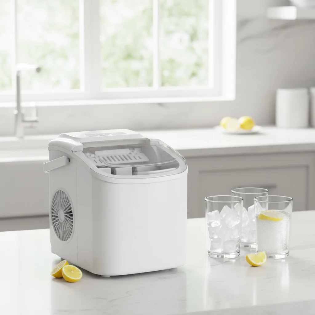 New Style Portable Electric Household Mini Home Ice Maker Machine Automatic Plastic Housing Stock Ice Making Appliance
New Style Portable Electric Household Mini Home Ice Maker Machine Automatic Plastic Housing Stock Ice Making Appliance