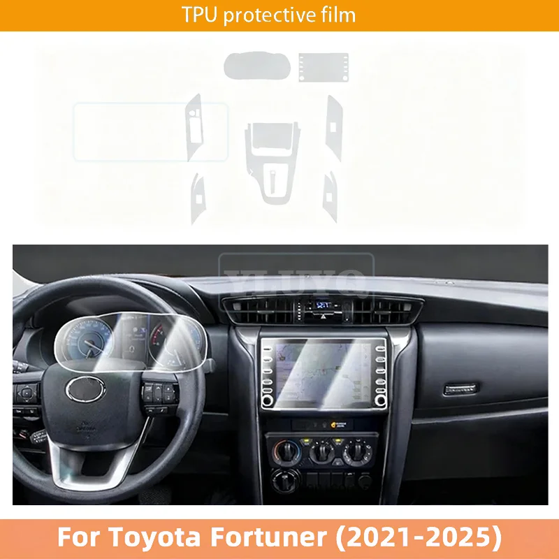 Car Interior Film TPU for Toyota Fortuner 2021 2022 2023 2024 2025 Clear Protection Anti-scratch Sticker Screen Gear Shift Film
Car Interior Film TPU for Toyota Fortuner 2021 2022 2023 2024 2025 Clear Protection Anti-scratch Sticker Screen Gear Shift Film