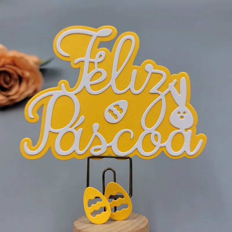 Portuguese Happy Easter Metal Cutting Dies for Scrapbooking DIY Album Education Embossing Greeting Card Die Cut Easter 2023 New
Portuguese Happy Easter Metal Cutting Dies for Scrapbooking DIY Album Education Embossing Greeting Card Die Cut Easter 2023 New