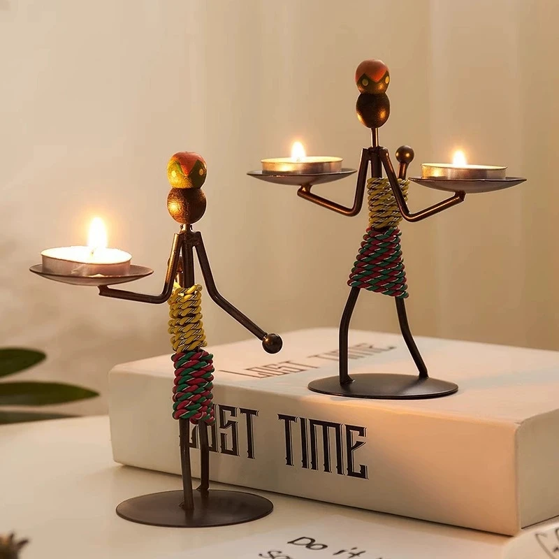 Vintage Human Figure Iron Candle Holder, Handmade Boho Sculpture for Home Decor, Unique Ethnic Centerpiece Gift
Vintage Human Figure Iron Candle Holder, Handmade Boho Sculpture for Home Decor, Unique Ethnic Centerpiece Gift