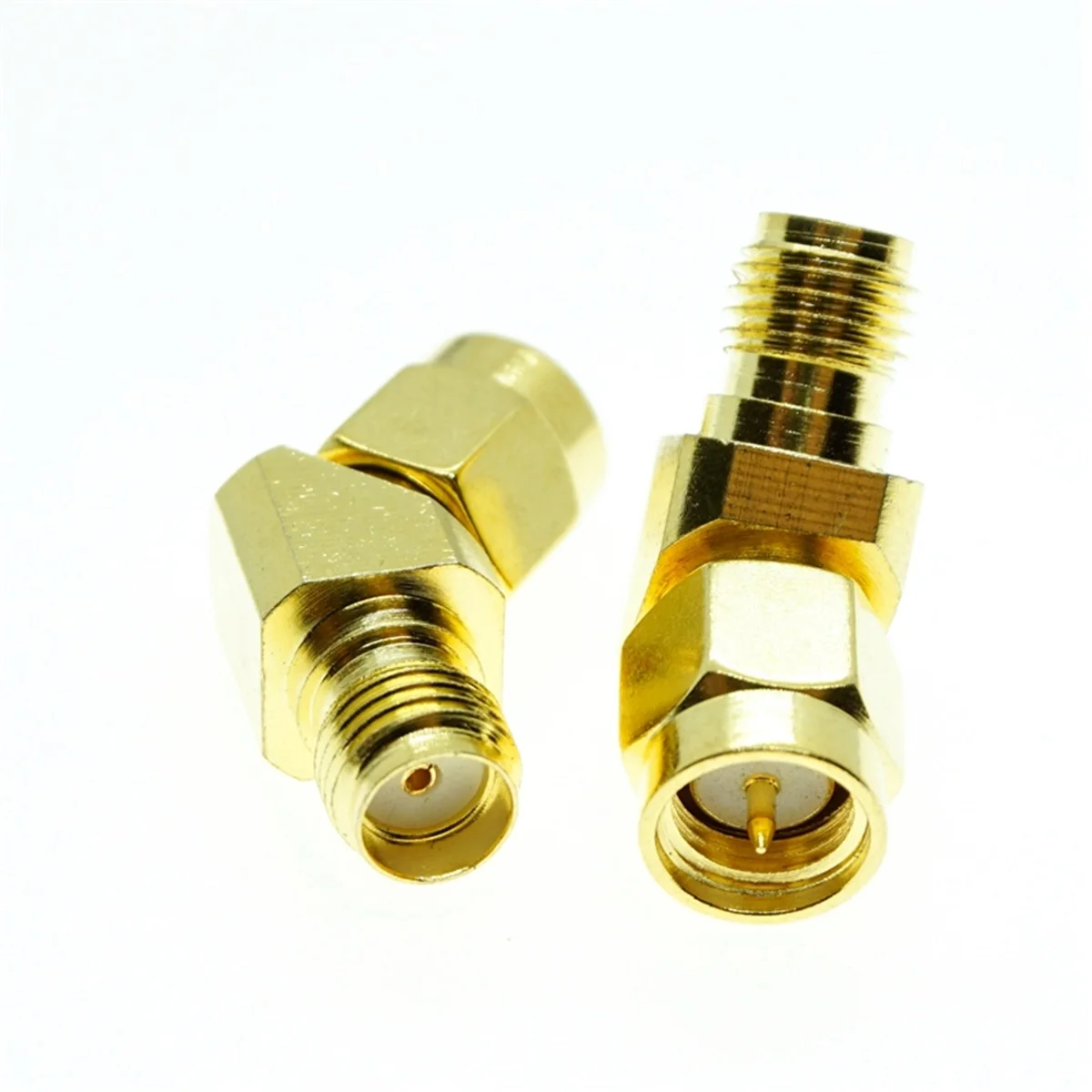 2pcs SMA male plug to RPSMA 45° 135° Degree Bevel female Mount Connector RF Coaxial Adapter
2pcs SMA male plug to RPSMA 45° 135° Degree Bevel female Mount Connector RF Coaxial Adapter