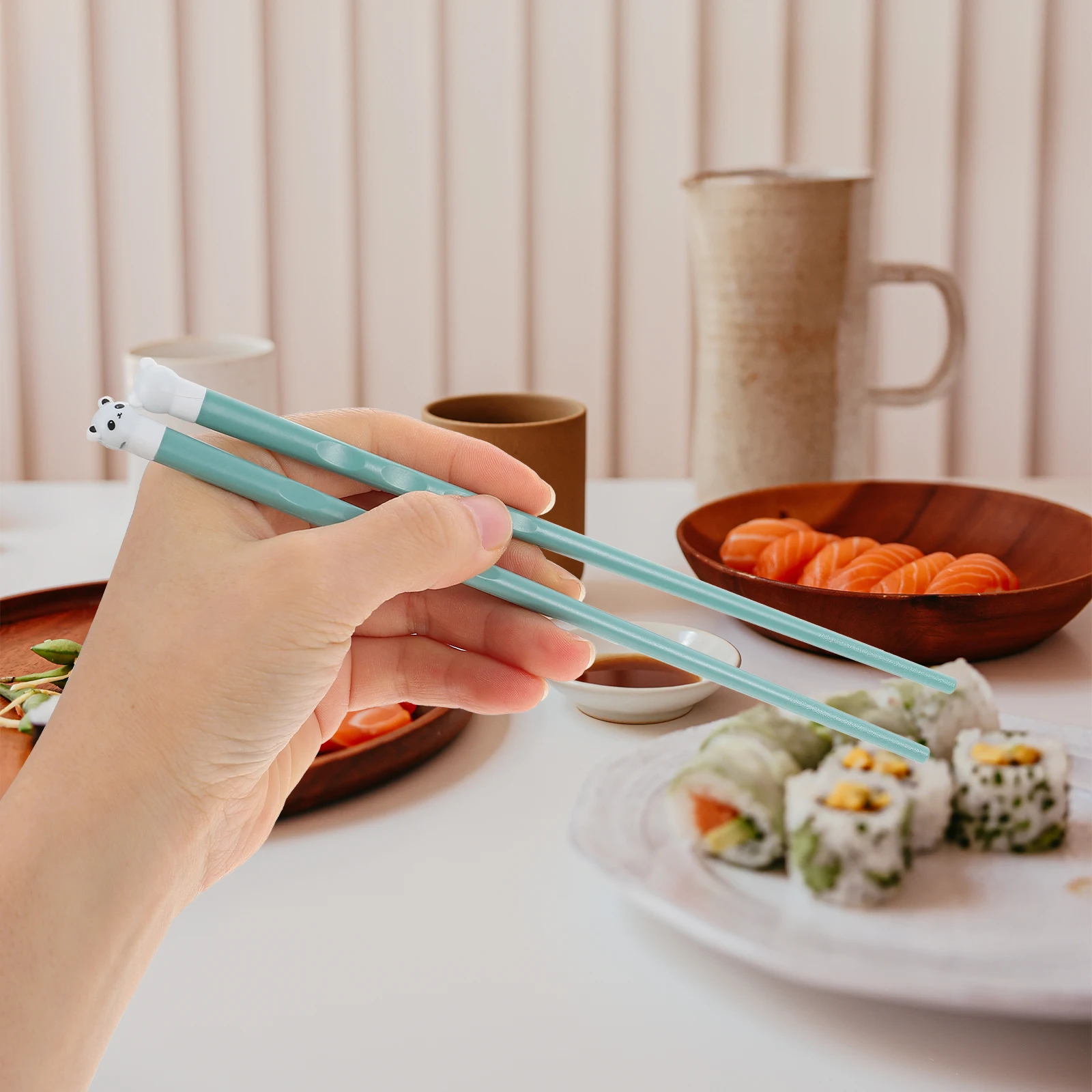 Portable Travel Chopsticks Set Green Pet Material Non slip Reusable Kitchenware Home Dinnerware High Temperature
Portable Travel Chopsticks Set Green Pet Material Non slip Reusable Kitchenware Home Dinnerware High Temperature