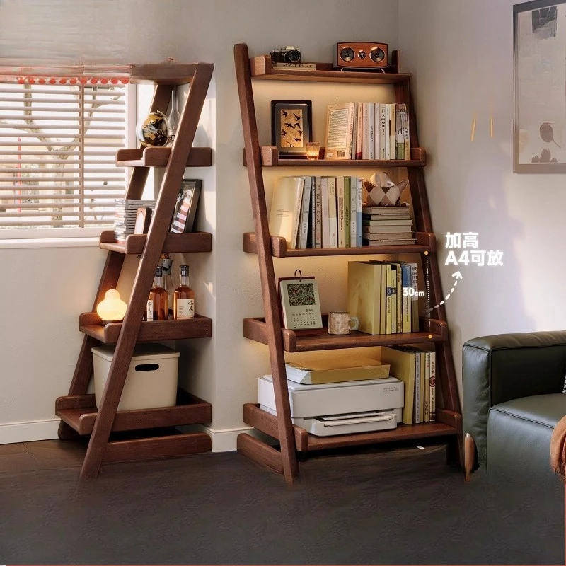 Solid wood bookshelf Floor shelf Living room ladder display storage rack Household wall integrated simple small narrow bookcase
Solid wood bookshelf Floor shelf Living room ladder display storage rack Household wall integrated simple small narrow bookcase