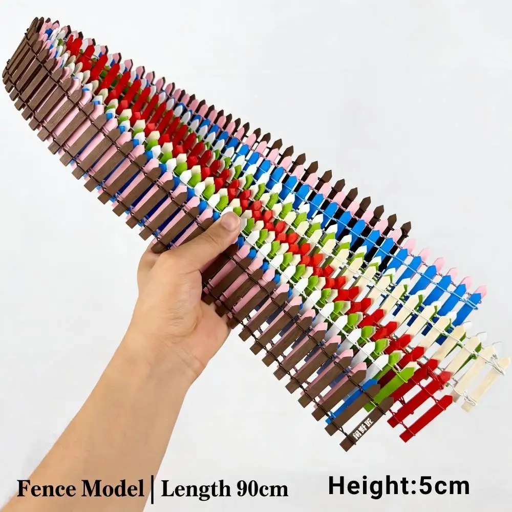 Colorful Miniature Wooden Fence Model Length 90cm Height 5cm for Diy Modeling/Micro Landscape/Dioramas/Dollhouse/Garden Decor
Colorful Miniature Wooden Fence Model Length 90cm Height 5cm for Diy Modeling/Micro Landscape/Dioramas/Dollhouse/Garden Decor